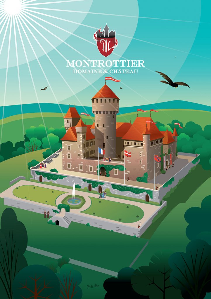 CHATEAU DE MONTROTTIER ( Haute Savoie ) 