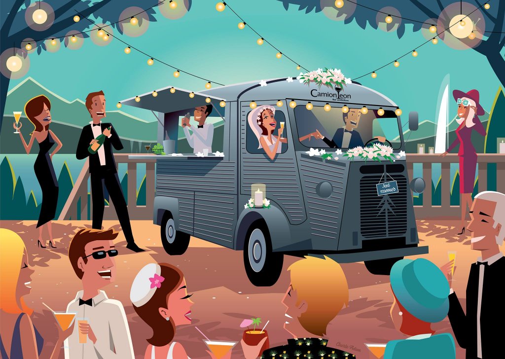 Camion Lon - Food truck pour vnements privs. 
